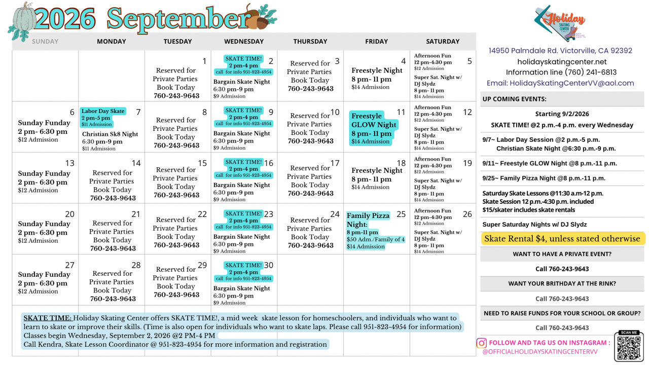 2026 Sept Calander - 9